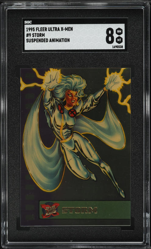 1995 Ultra X-Men Suspended Animation Storm #9 SGC 8 NM-MT on
