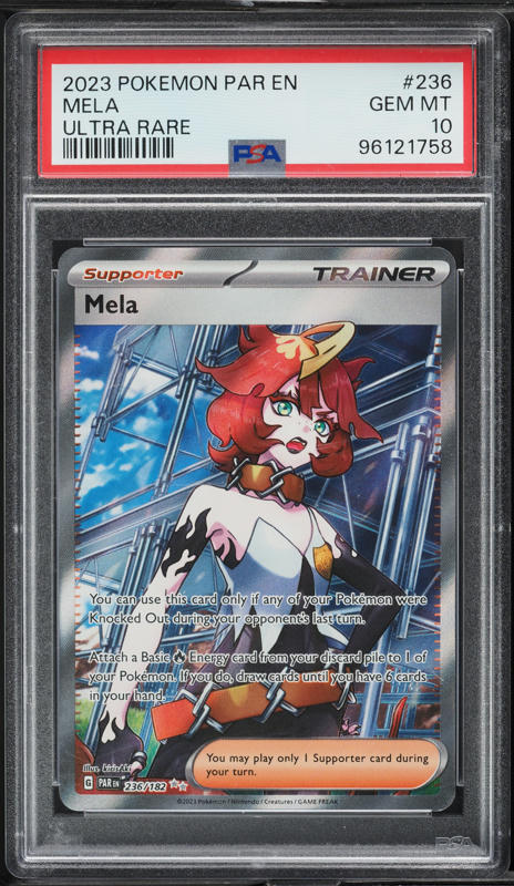 2023 Pokemon Scarlet & Violet Paradox Rift Full Art Mela #236 PSA 10 GEM MINT