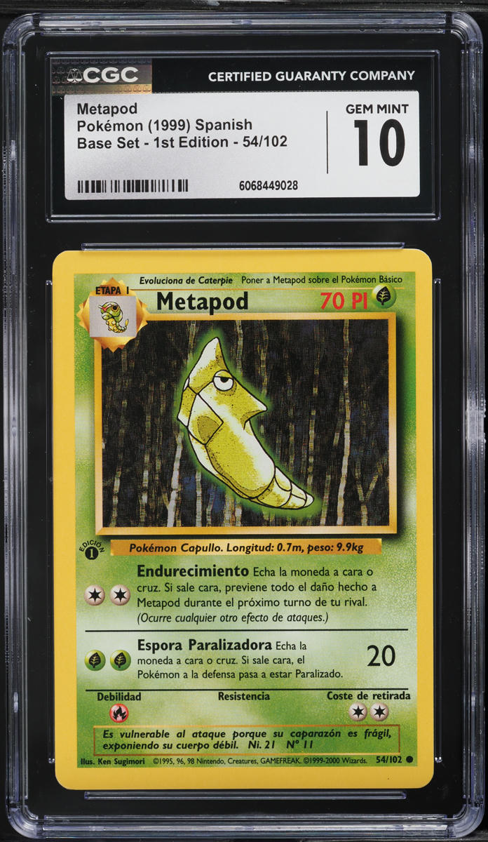 1st edition spanish pokemon cards PSA 9 MINT are spanish pokemon cards rare