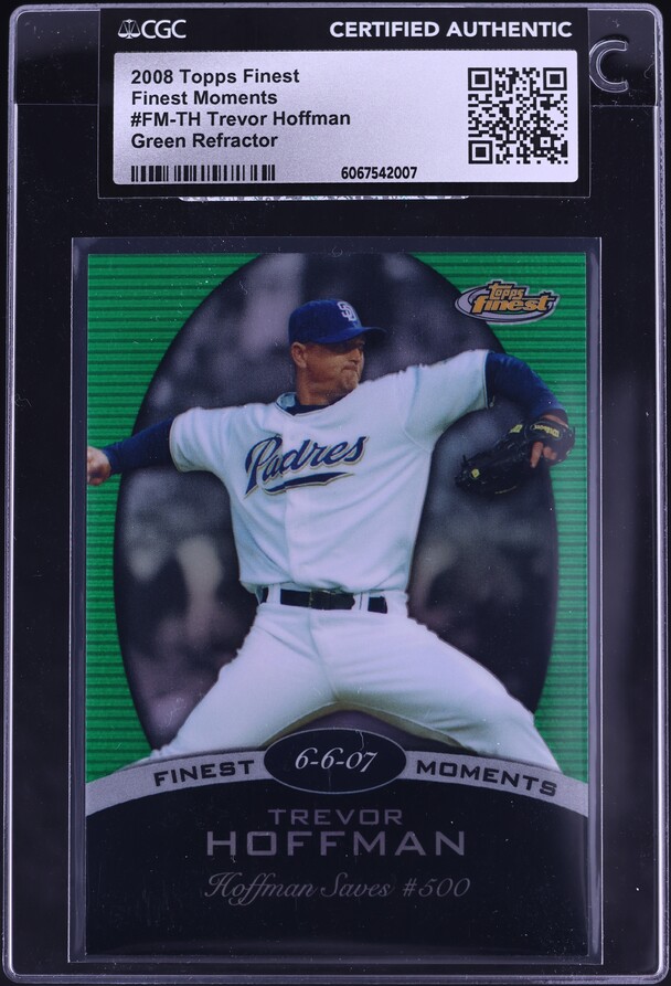 トレバー ホフマン 直筆サインカード topps tribute hoffman おもちゃ