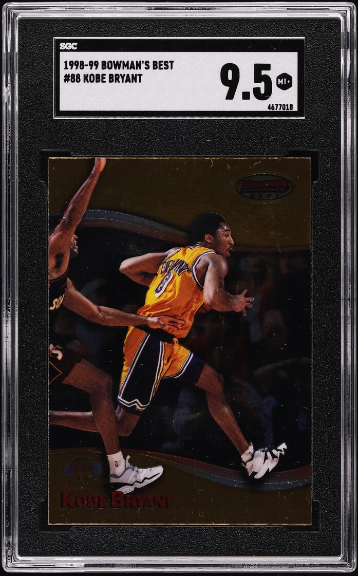 1998 Bowman's Best Kobe Bryant #88 SGC 9.5 MINT+