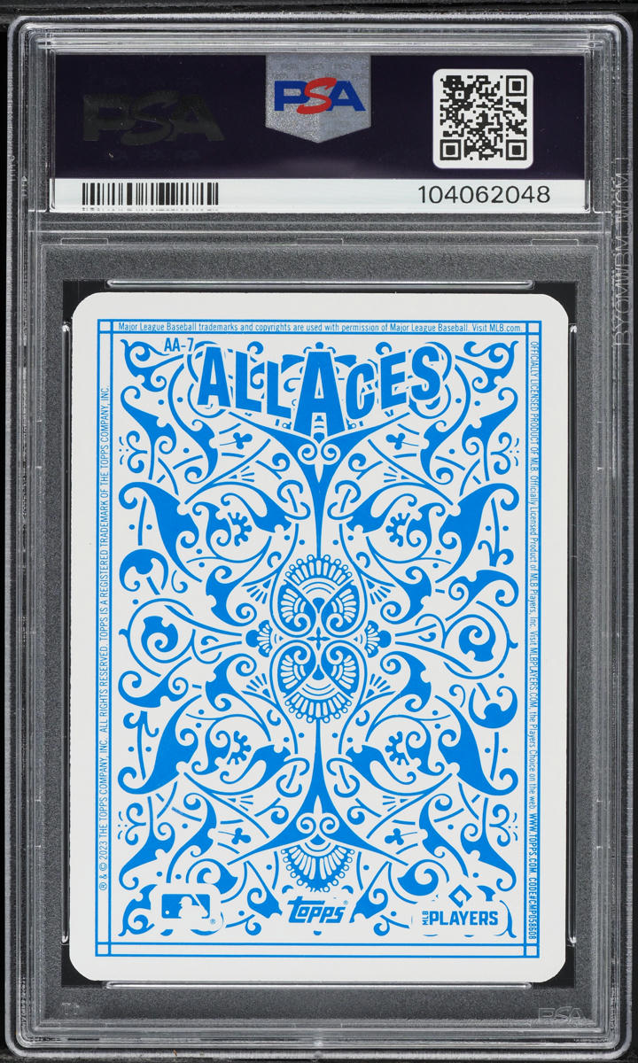 2023 Topps All Aces Blue Clayton Kershaw #AA7 PSA 10 GEM MINT on