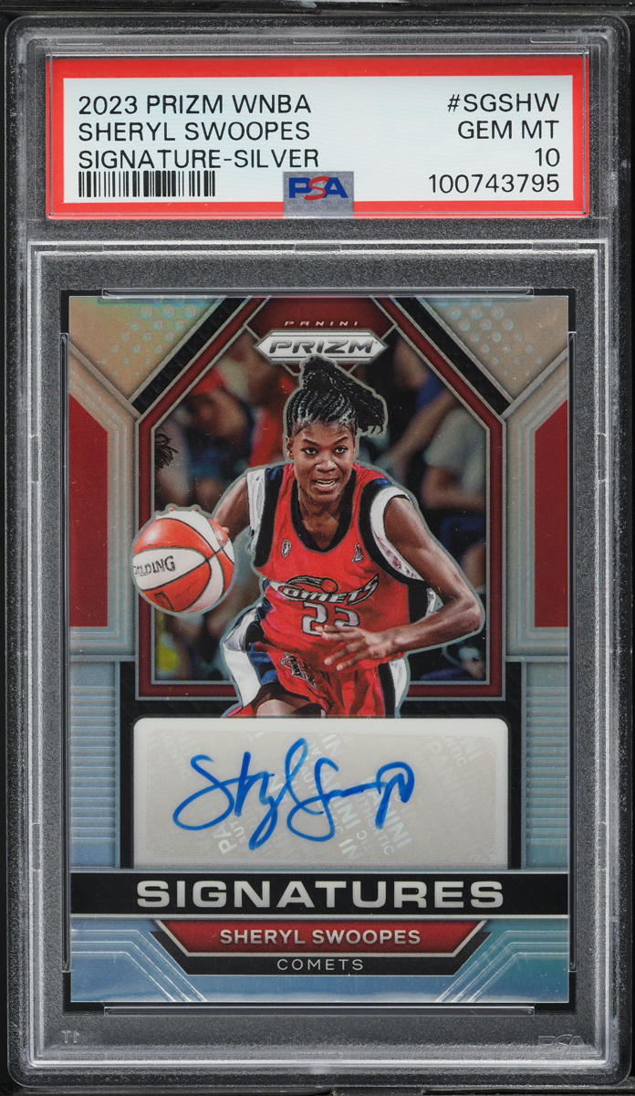 2023 Panini Prizm WNBA Signatures Silver Sheryl Swoopes AUTO