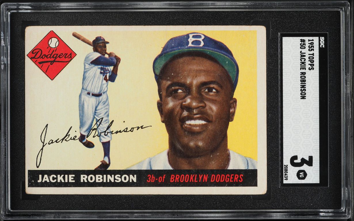 1955 Topps Jackie Robinson #50 SGC 3 VG
