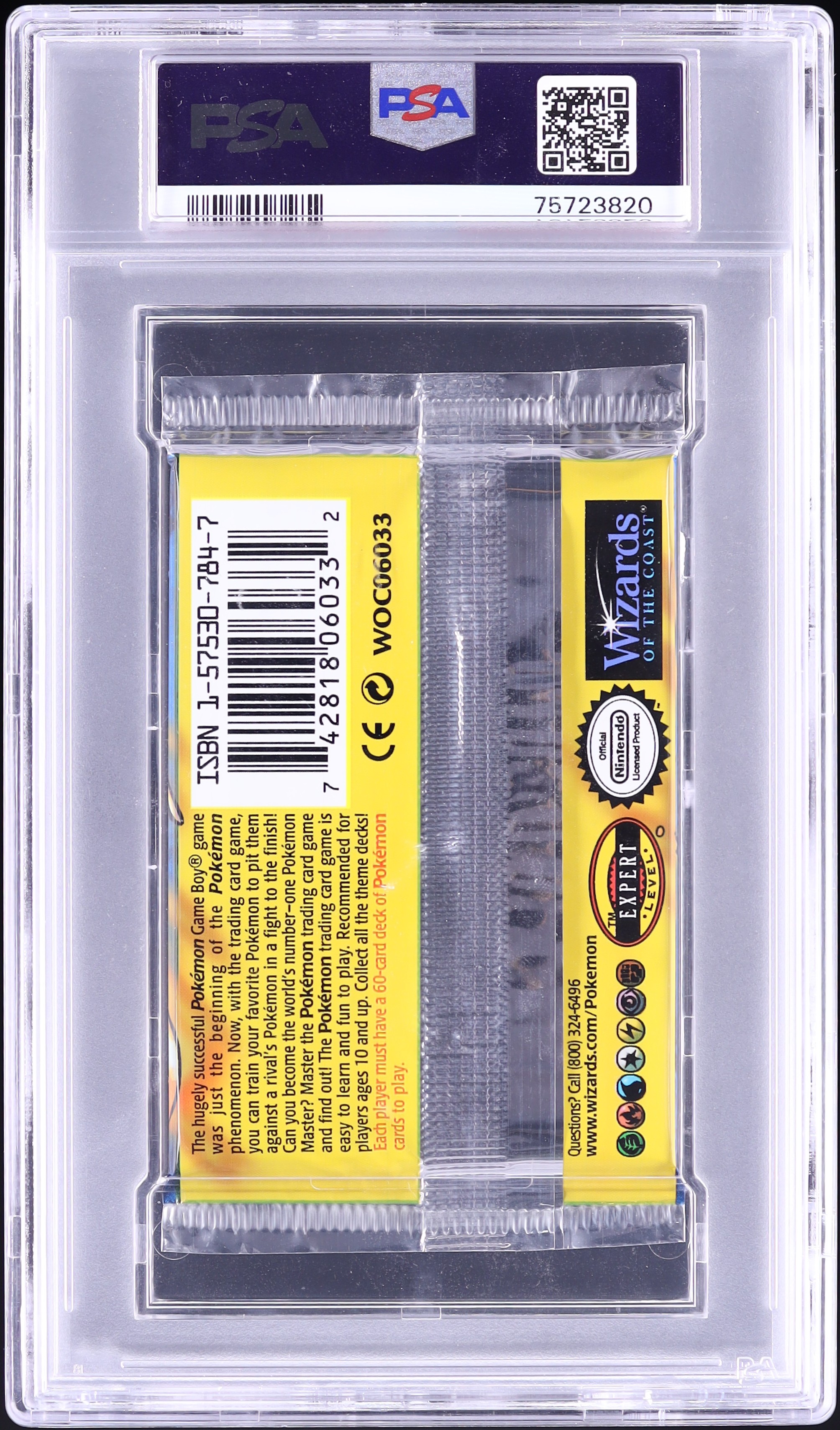 1999 Pokemon Base Set Booster Pack Charizard Art PSA 10 GEM MINT