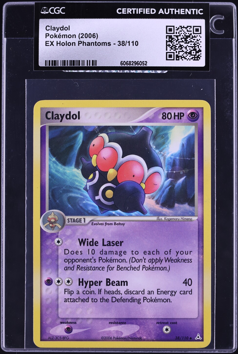 2006 Pokemon EX Holon Phantoms Claydol #38 CGC AUTH on Fanatics Collect