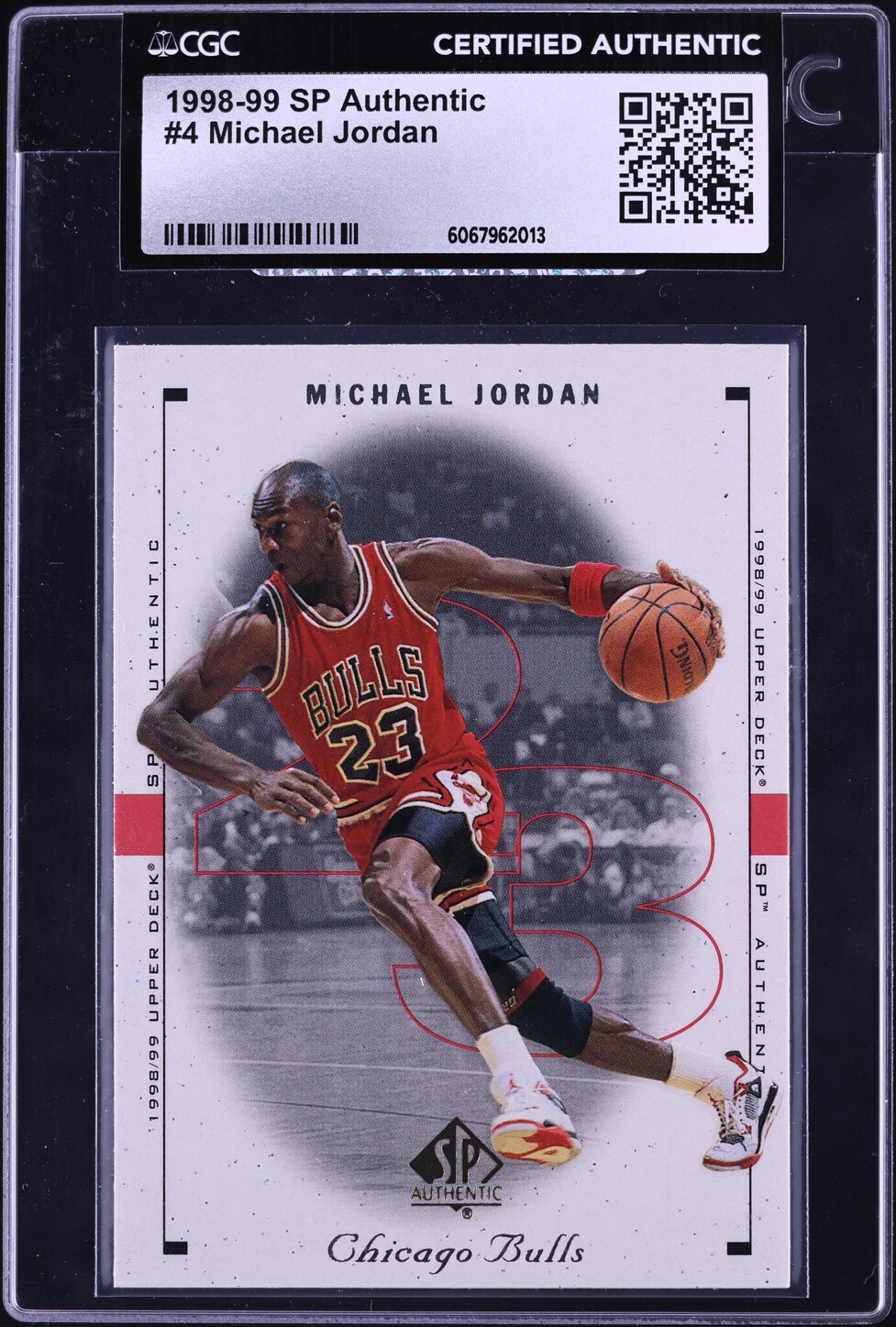 1998 SP Authentic Michael Jordan #4 CGC AUTH