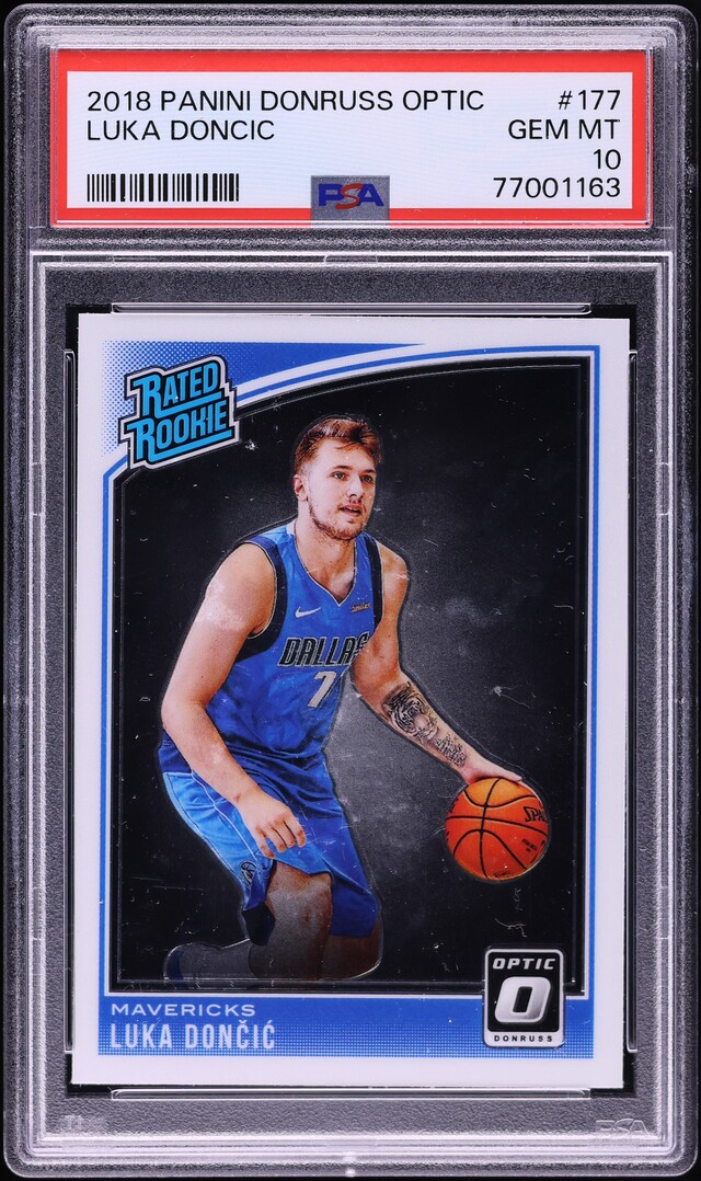 2018 Donruss Optic Luka Doncic ROOKIE #177 PSA 10 GEM MINT