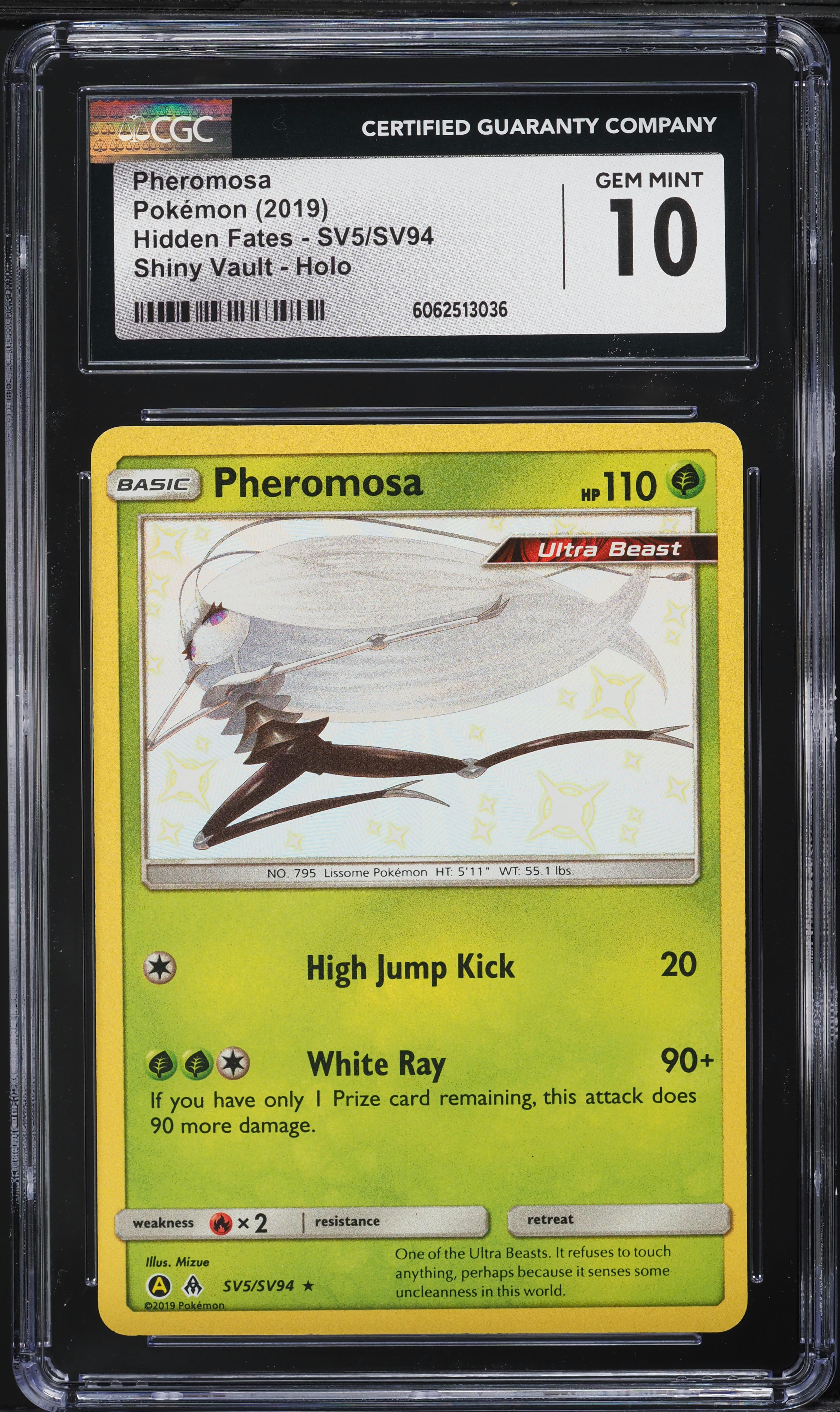 shiny pheromosa pokemon card Pheromosa SV5/94