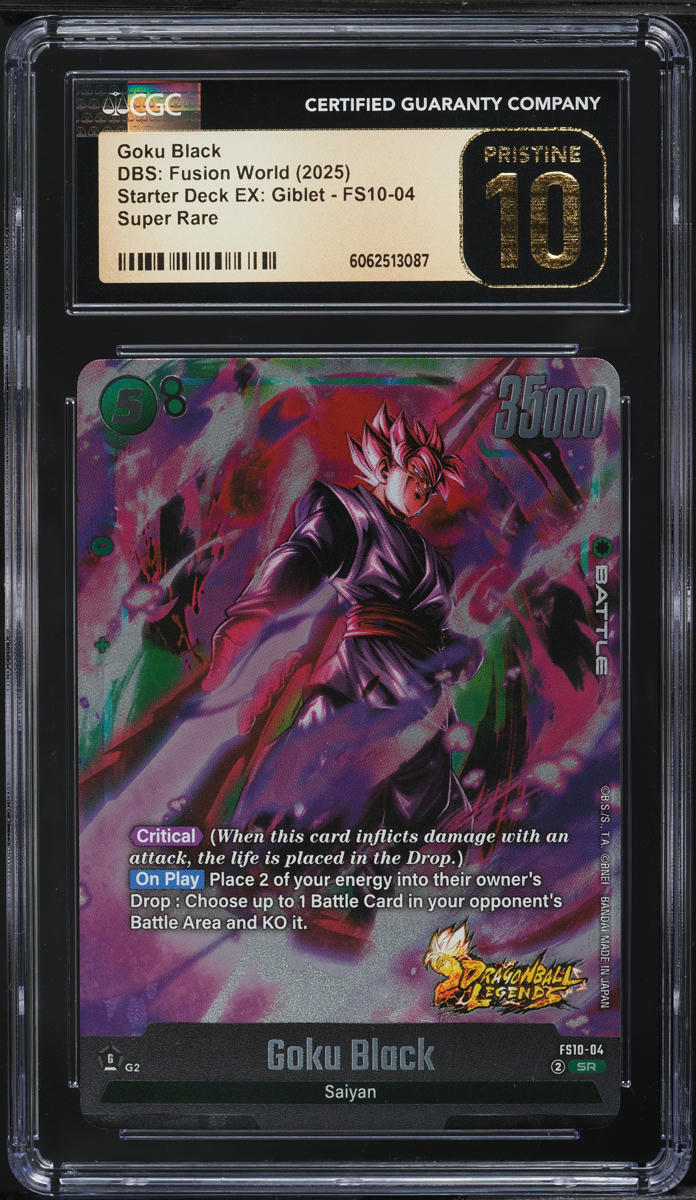 dragon ball super card game fusion world goku black deck DRAGON BALL SUPER CARD GAME FUSION WORLD FP-006