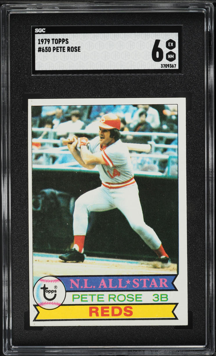 1979 Topps Pete Rose #650 SGC 6 EXMT