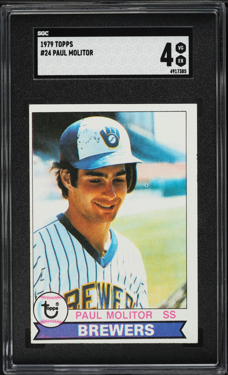 1979 Topps Paul Molitor #24 SGC 4 VGEX