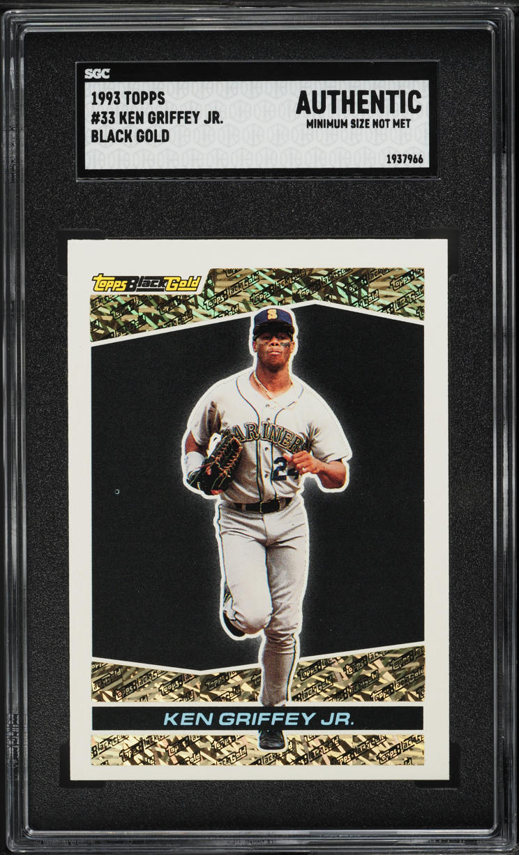 1993 Topps Black Gold Ken Griffey Jr. #33 SGC AUTH