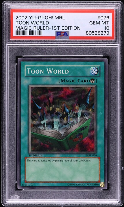 Yu Gi Oh! Toon World (Mrl 076) Magic Ruler 1st Edition Super Rare Yu Gi Oh! Toon World (Mrl 076) Magic Ruler 1st Edition Super Rare