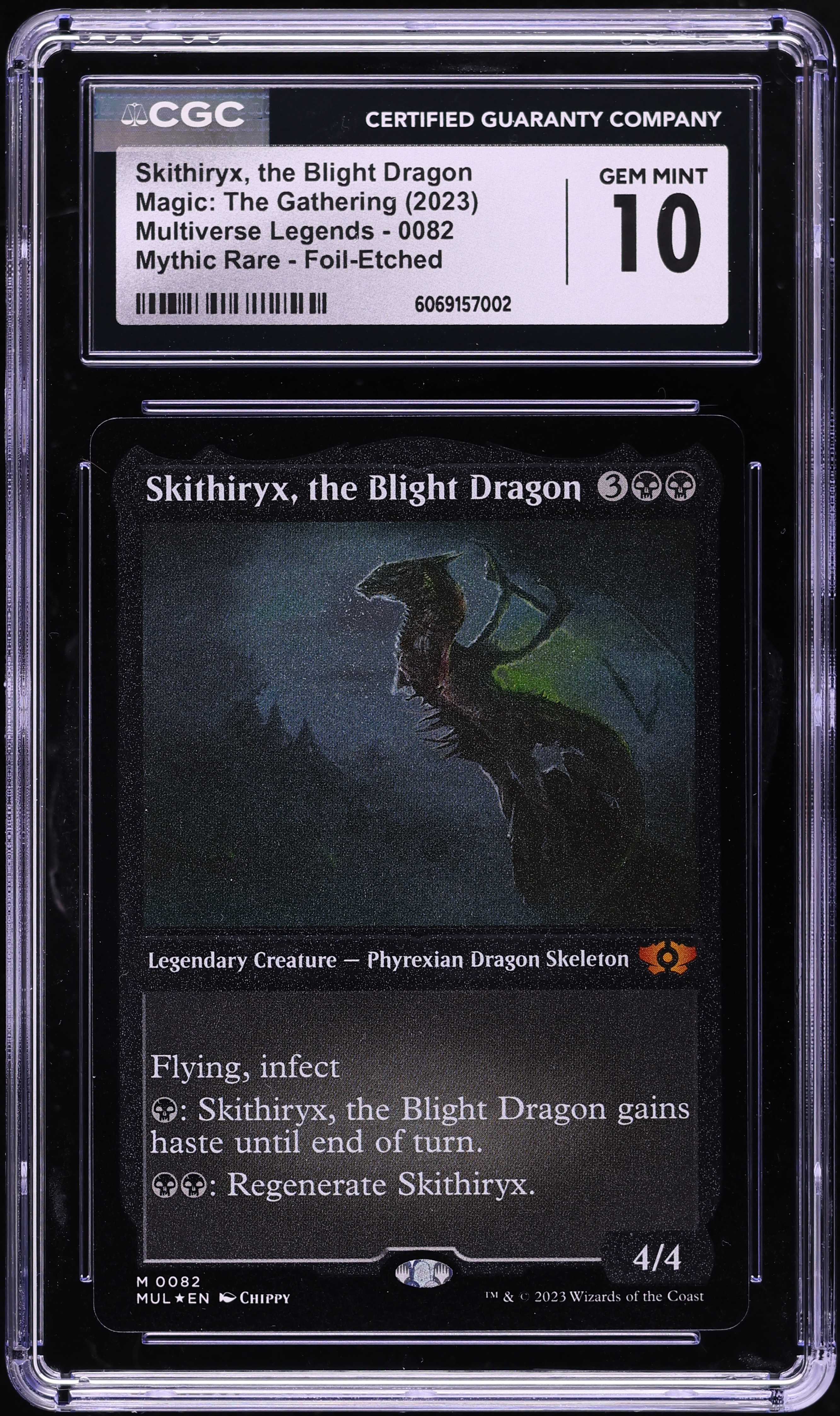 MTG　foil英語　夜の星、黒瘴　signedサインド　ftv dragon Foil】《夜の星、黒瘴/Kokusho, the Evening Star》[FtV:Dragons] 黒R