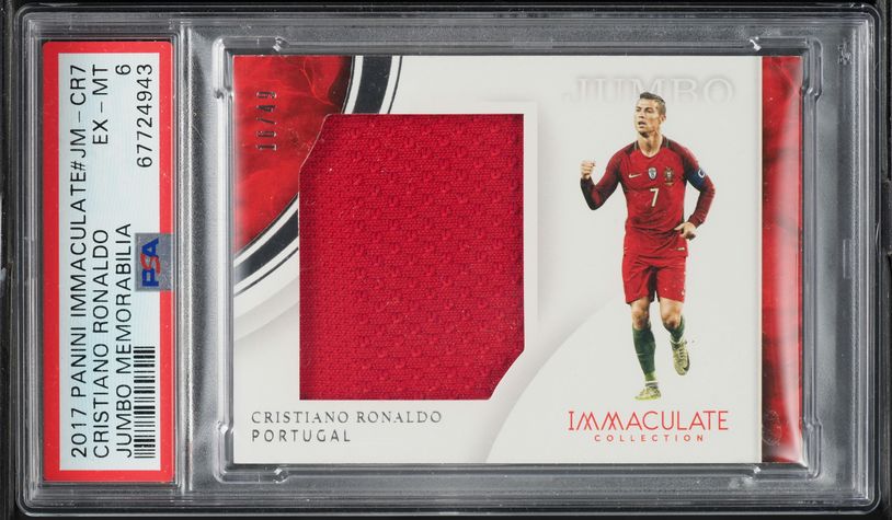 immaculate soccer クリスティアーノロナウド　10シリ 2017 Immaculate Soccer White Box Cristiano Ronaldo PATCH AUTO 1/1