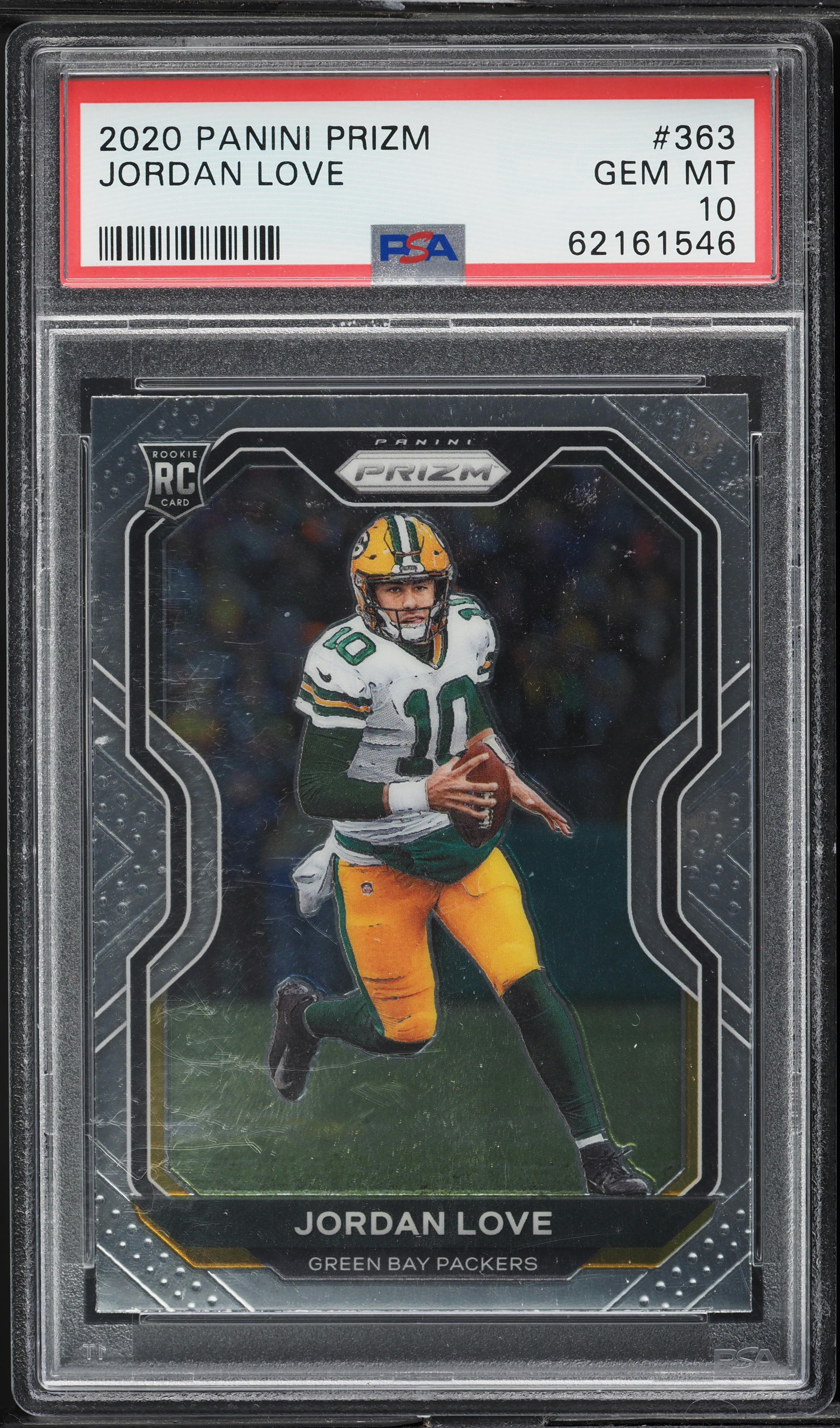 2020 Panini Prizm Jordan Love ROOKIE #363 PSA 10 GEM MINT on