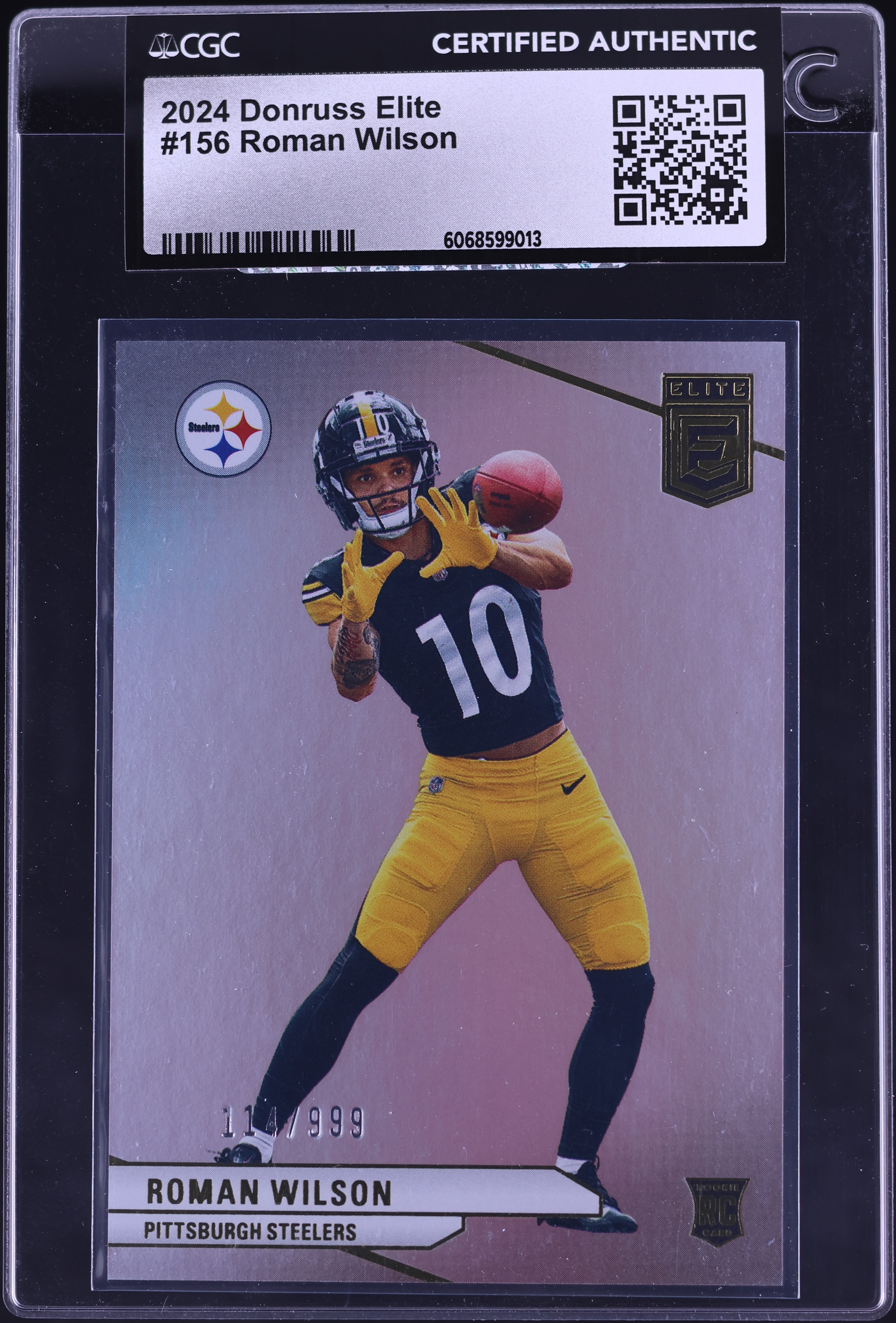 2024 Donruss Elite Football Roman Wilson #156