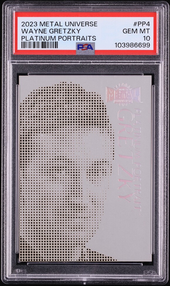 2023 Metal Universe Platinum Portraits Wayne Gretzky #PP4 PSA 10 GEM MINT