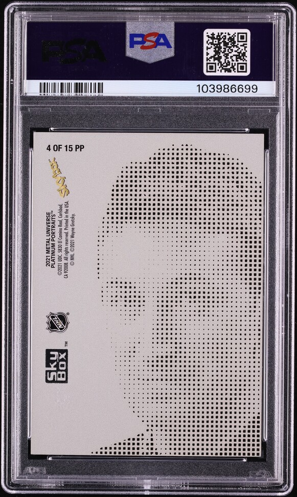 2023 Metal Universe Platinum Portraits Wayne Gretzky #PP4 PSA 10 GEM MINT