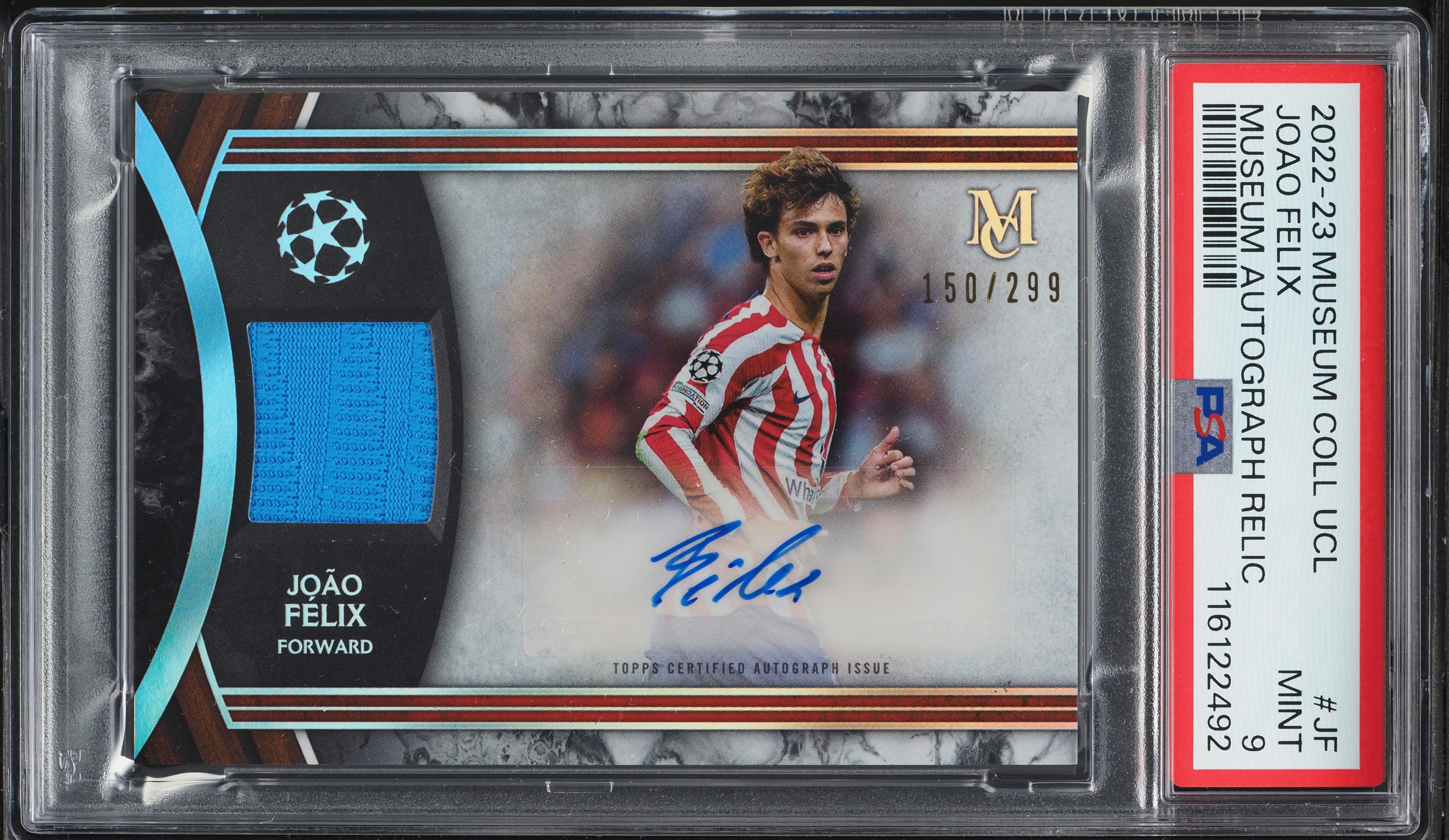2022 Topps Museum Collection UEFA Joao Felix PATCH AUTO /299 #MAR 