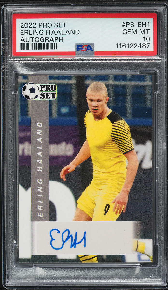 ハーランド ルーキーカード Refractor Haaland ［PSA 10］ サッカー トレカ鑑定済 モンスター落札額」は出るか？ ハーランドの1 of 1ルーキーカードが