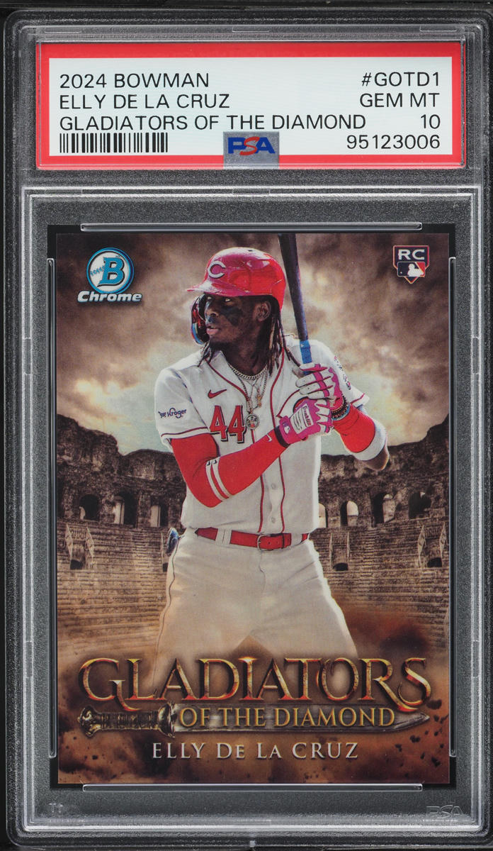 2024 Bowman Chrome Gladiators Of The Diamond Elly De La Cruz RC #GOTD-1 PSA 10