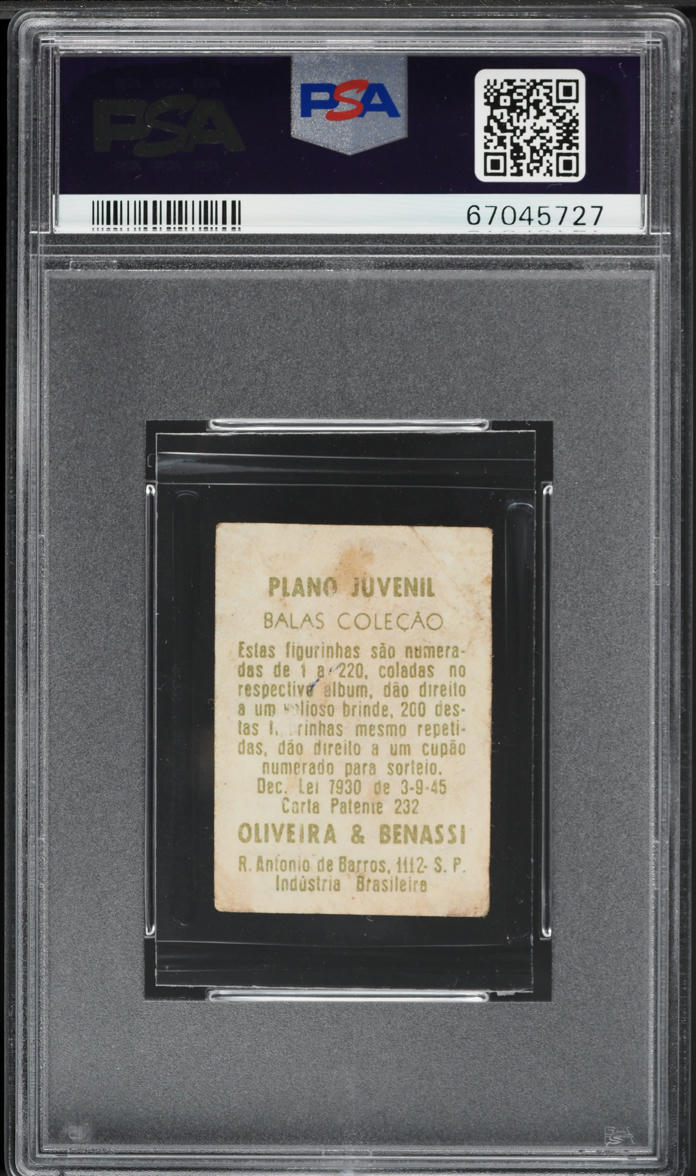 1959 Oliveira & Benassi Balas Colecao Pele #10 PSA 1(mk) PR