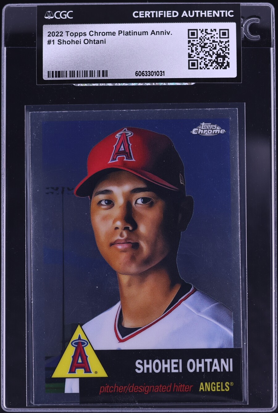 2022 Topps Chrome Platinum Anniversary Shohei Ohtani #1 CGC AUTH