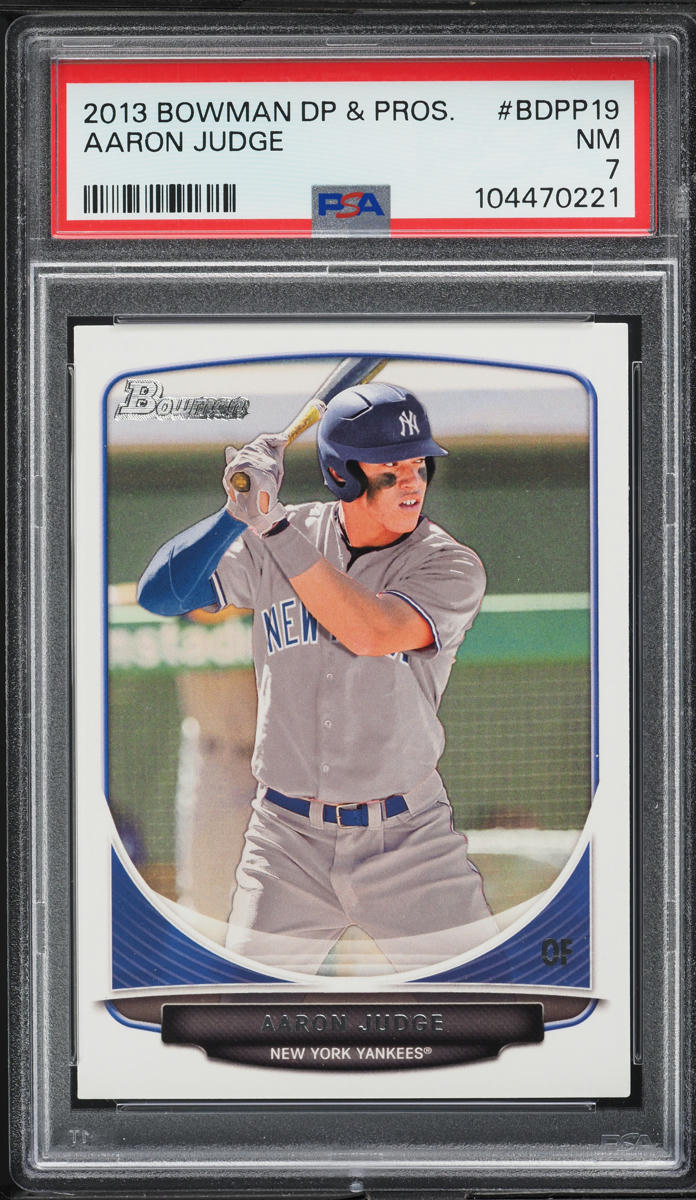 2013 Bowman Draft Picks Aaron Judge PROSPECT #BDPP19 PSA 7 NRMT