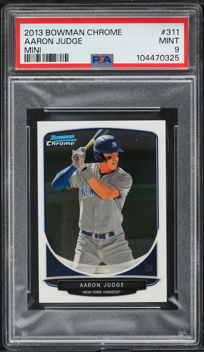 2013 Bowman Chrome Mini Aaron Judge PROSPECT #311 PSA 9 MINT