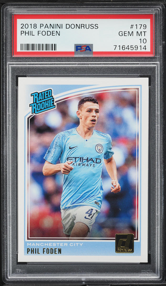 2018 Optic Phil Foden Base #179 PSA 10 | Card Ladder