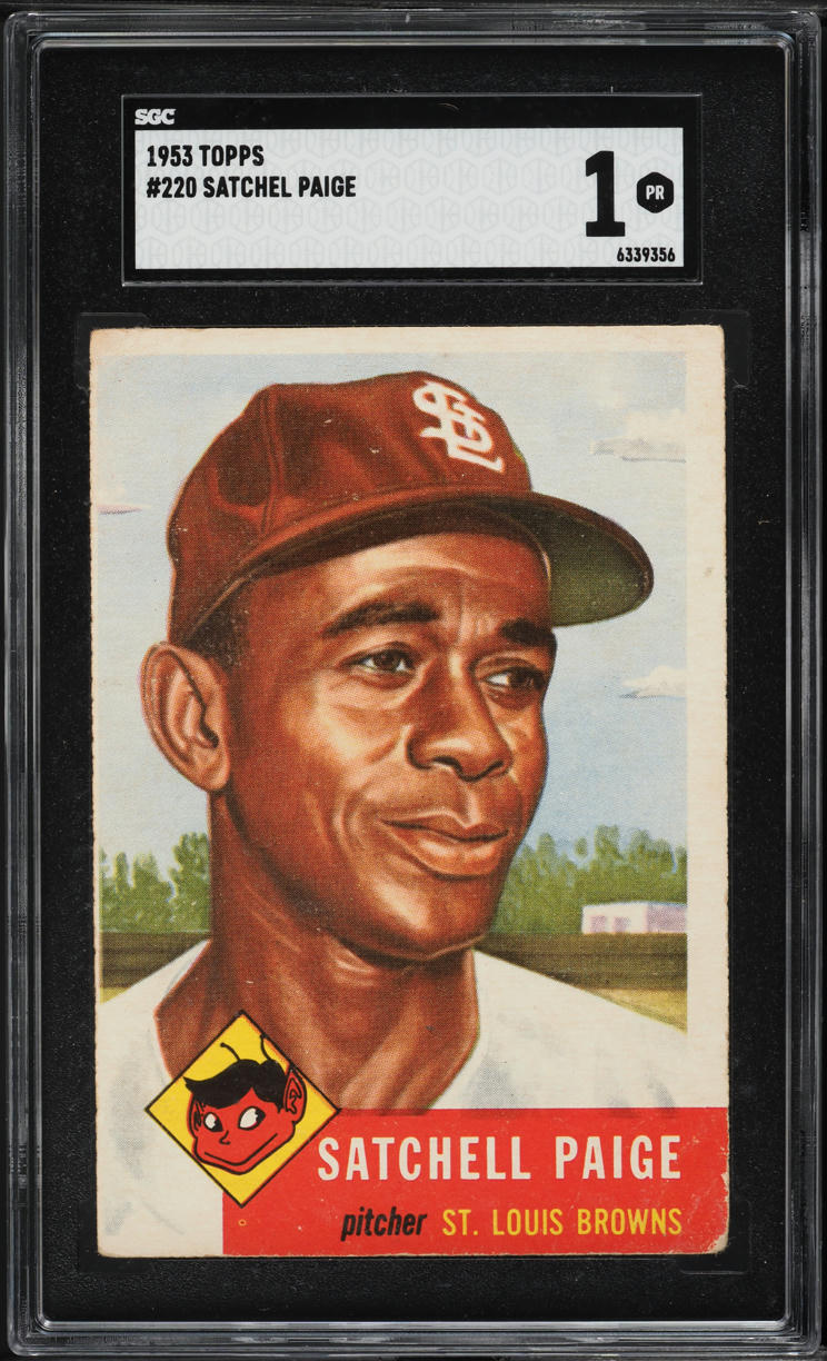 1953 Topps Satchel Paige #220 SGC 1 PR