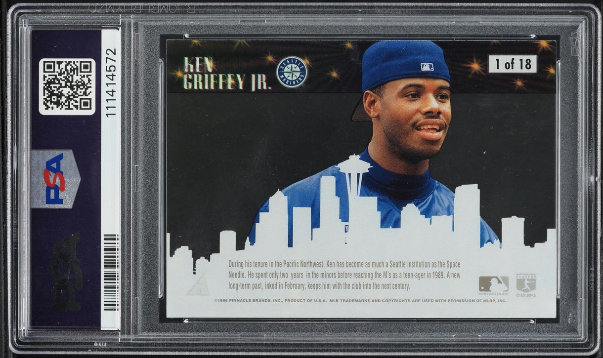 1996 Pinnacle Skylines Ken Griffey Jr. #1 PSA 9 MINT on Fanatics