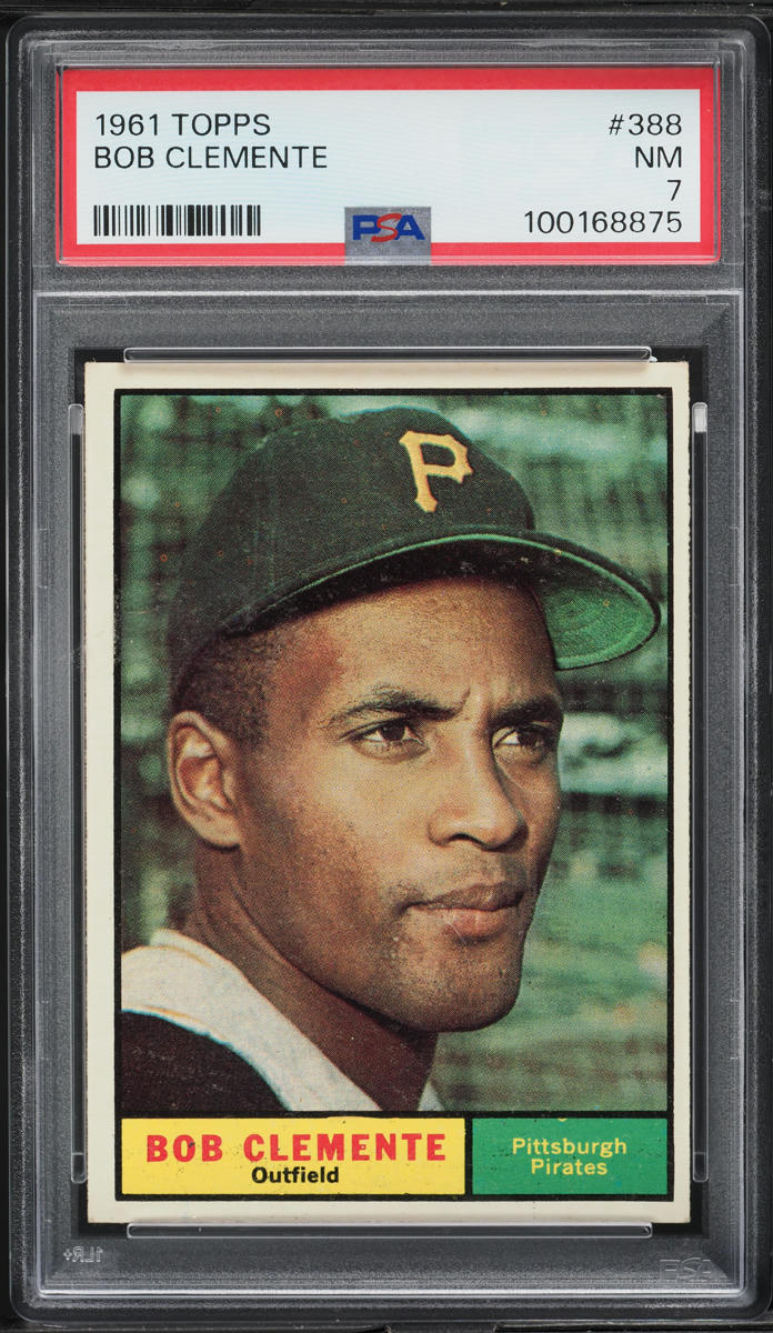 1961 Topps Roberto Clemente #388 PSA 7 NRMT