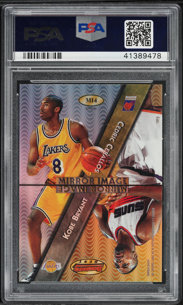 1997 Bowman's Best Mirror Image Refractor Scottie Pippen Kobe