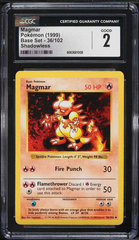 magmar 1995 pokemon card Pokemon Trading Card Game Classic main image 1