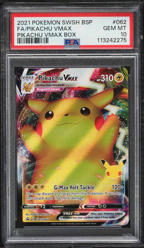 2021 Pokemon Japanese SWSH 25th Anniversary Golden Box Full Art