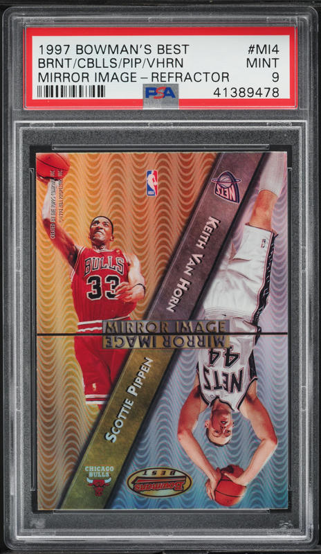 1997 Bowman's Best Atomic Refractor Kobe Bryant #88 PSA 9 MINT on
