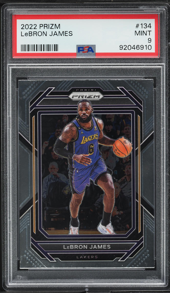 2022 Panini Prizm LeBron James #134 PSA 9 MINT