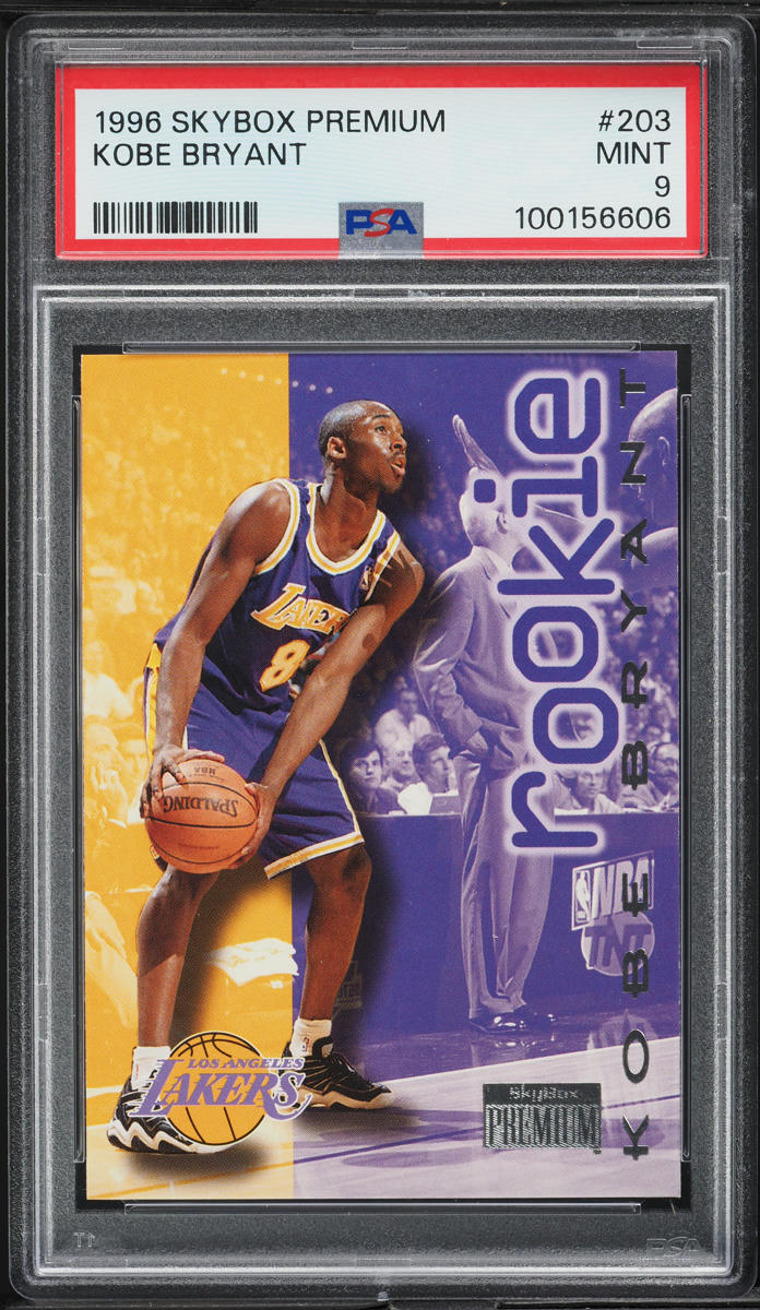 1996 Skybox Premium Kobe Bryant ROOKIE #203 PSA 9 MINT