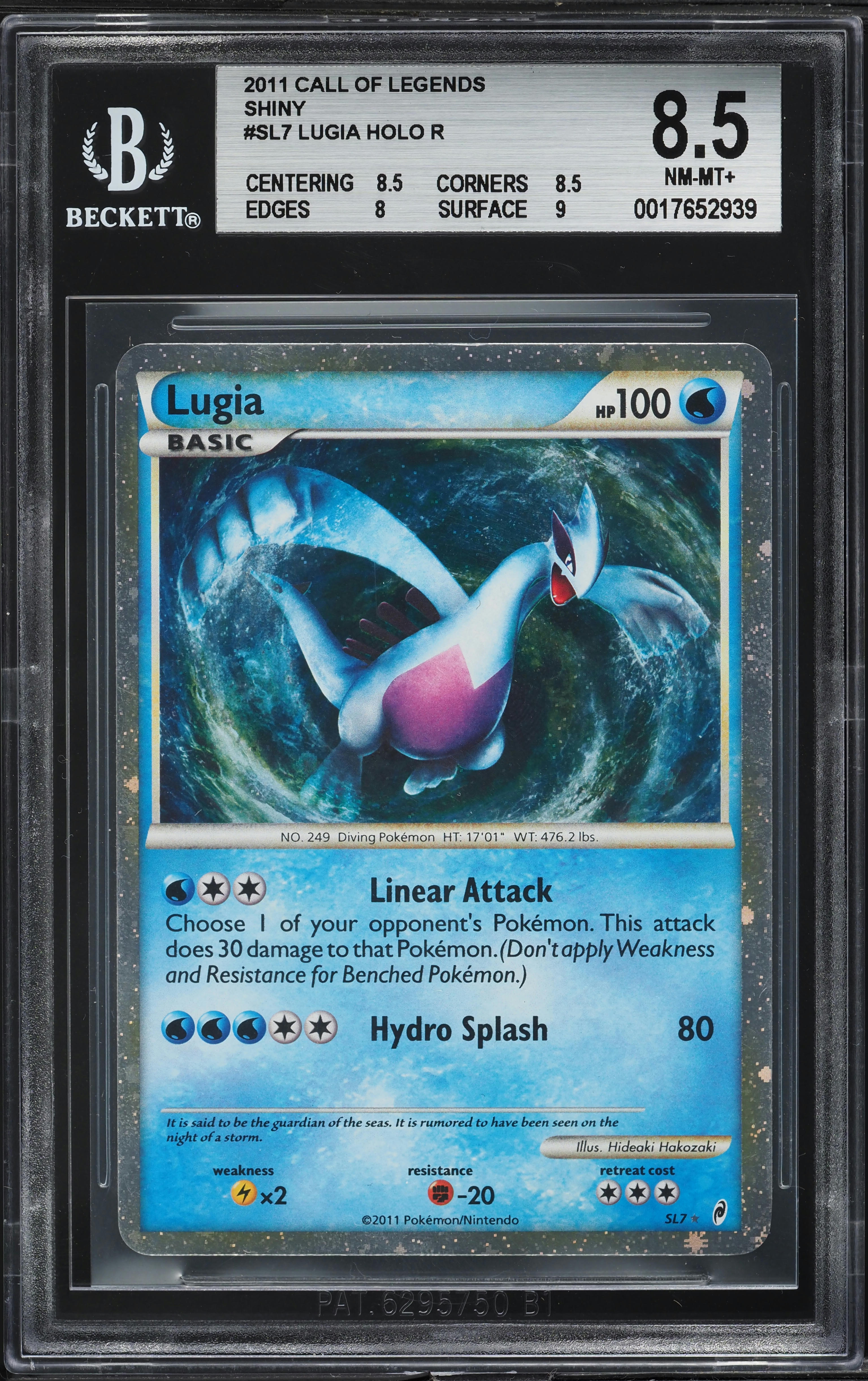 2011 Pokemon Call Of Legends Shiny Holo Lugia #SL7 BGS 8.5 NM-MT+ on  Fanatics Collect