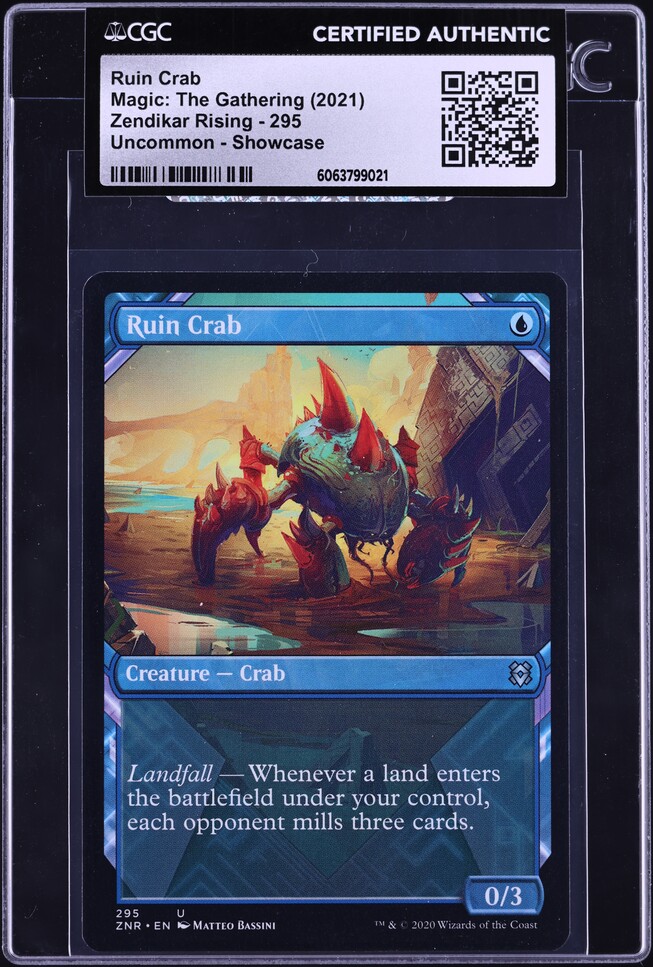 mtg crab cards Magic The Gathering - Hedron (47) target player puts the top three cards of his or her library into his or her graveyard King Crab (034) - Urza's