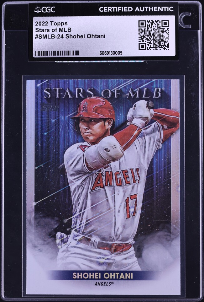 2022 Topps Stars Of MLB Shohei Ohtani #SMLB-24 CGC AUTH on
