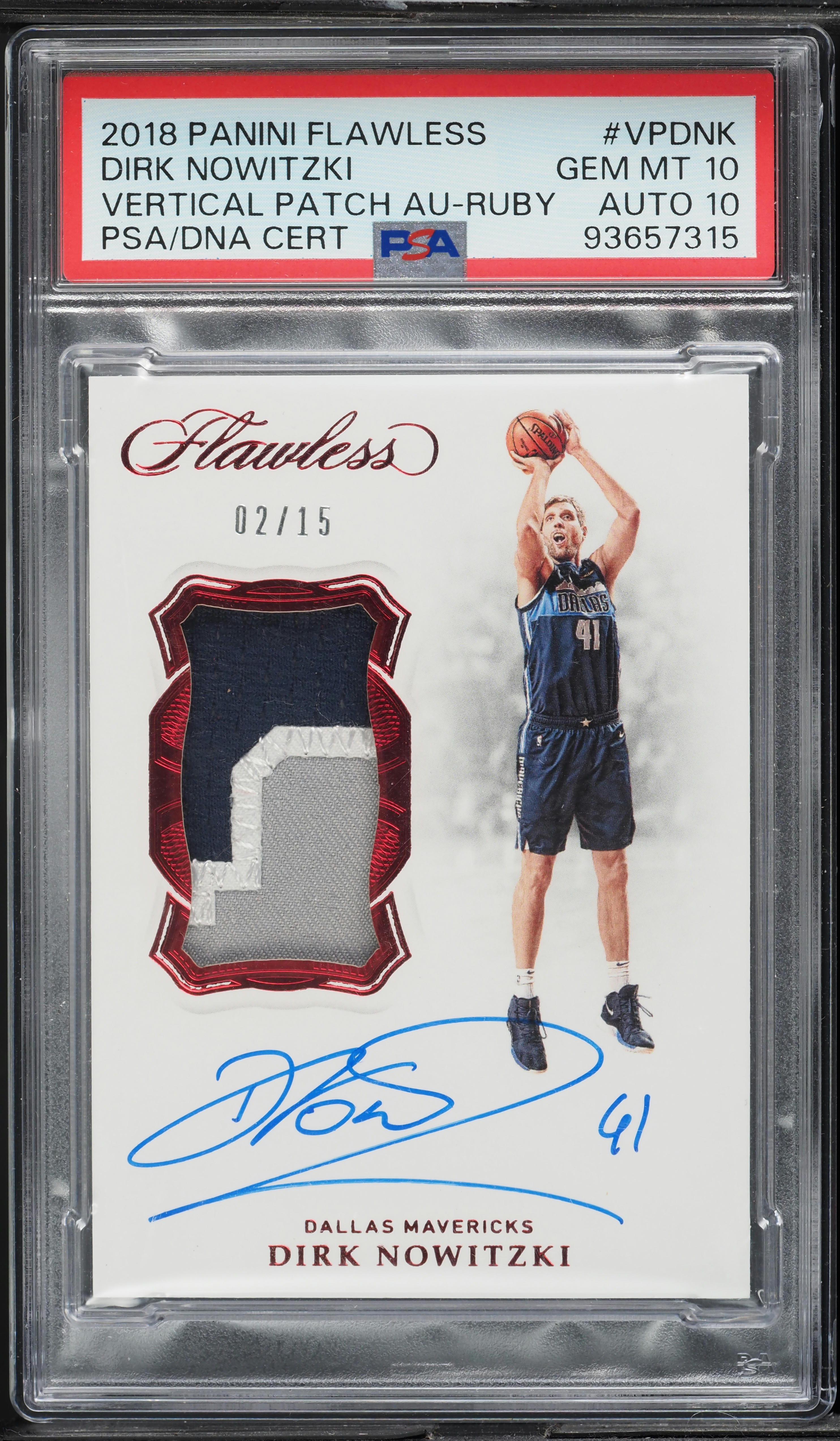 1of1】Dirk Nowitzki Flawless BLACK BOX Dirk Nowitzki Panini 