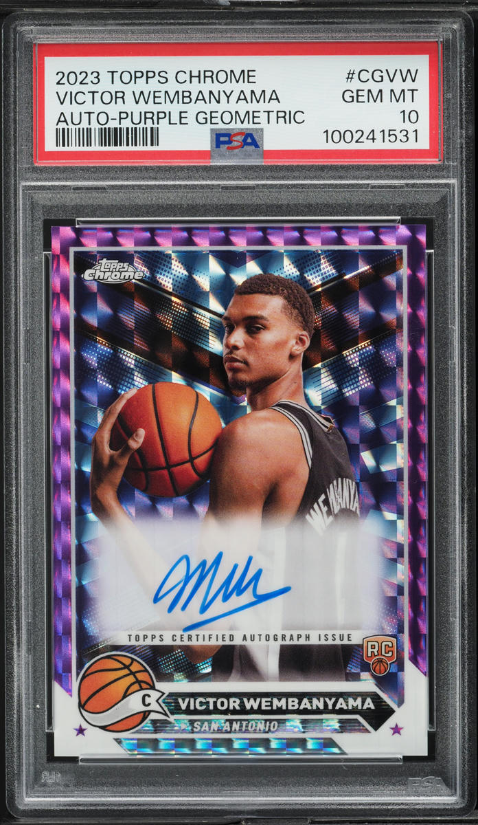 2023-24 Topps Now Victor Wembanyama Rookie Card VW-6 Holo – San Antonio Spurs
