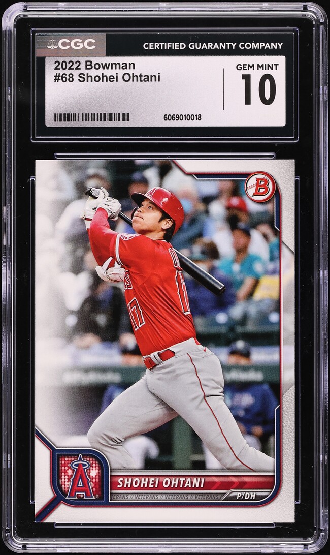 2022 Bowman Shohei Ohtani #68 CGC 10 GEM MINT