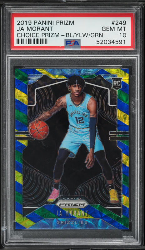 2019 Panini Mosaic Variation Ja Morant ROOKIE #219 CSG 9.5 MINT+