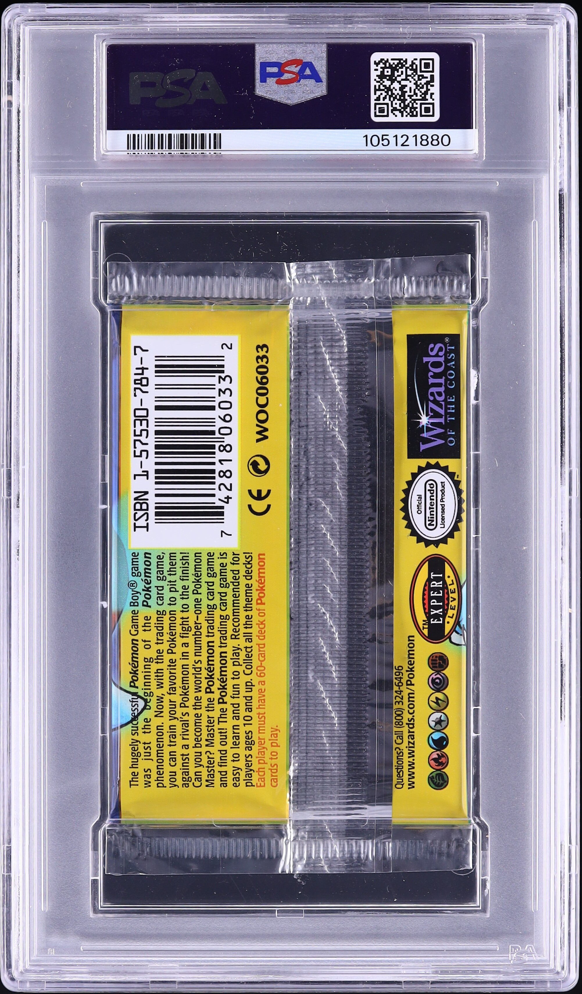 base set booster box black triangle Pokemon - Base Set Black Triangle Error (1999) main image 0