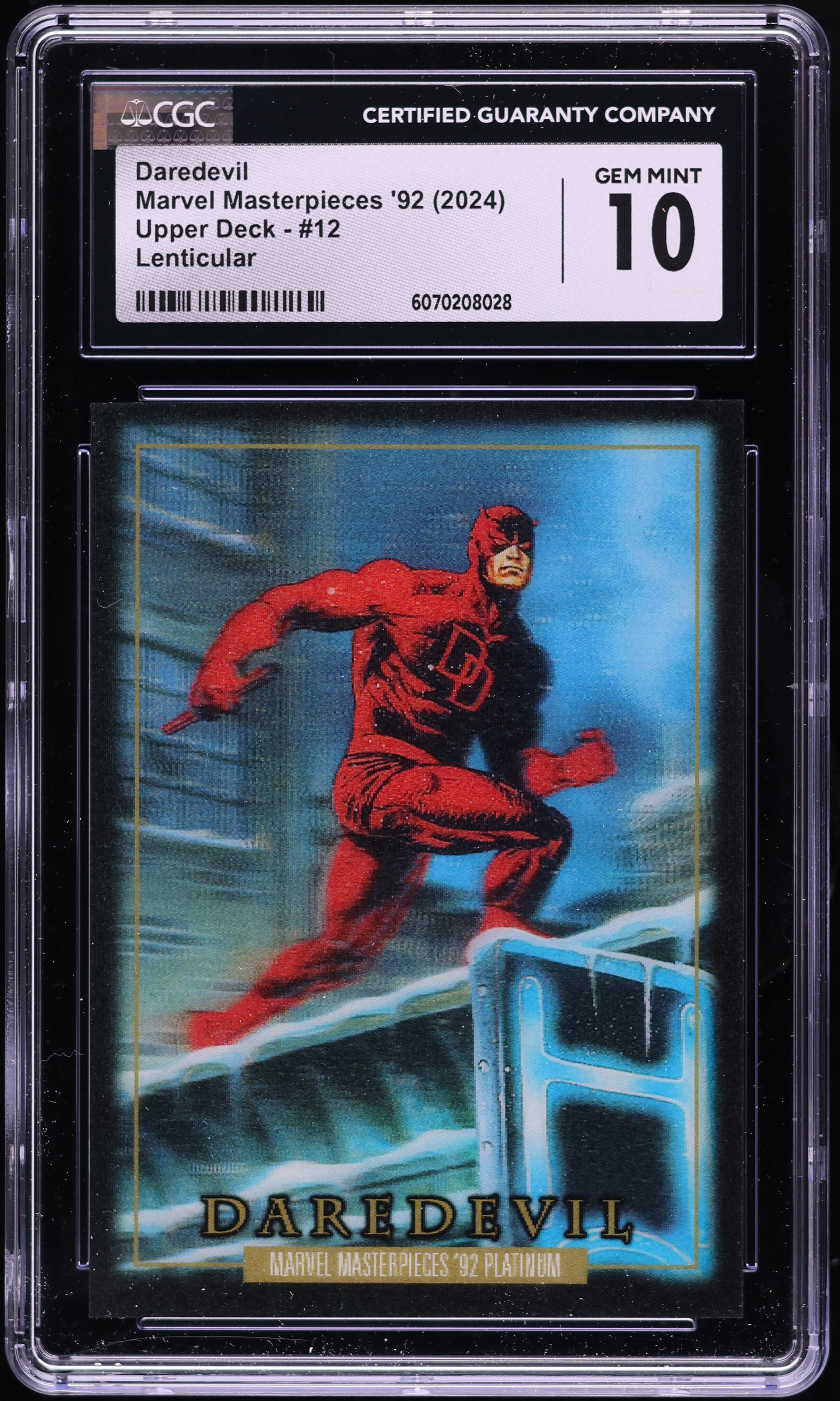 2024 Upper Deck Marvel Masterpieces '92 Lenticular Daredevil 2024 Upper Deck Marvel Masterpieces '92 Lenticular Daredevil